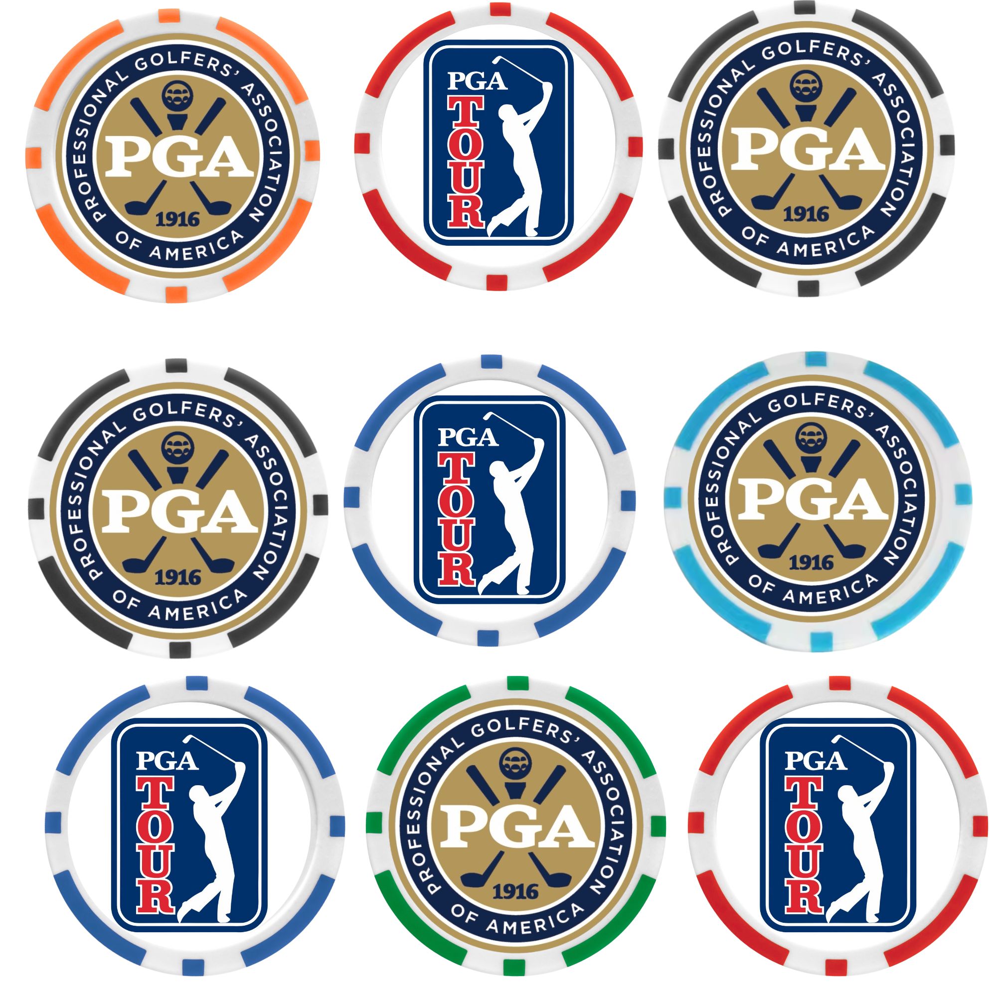 9 conteggi EA ABS Golf Poker B - Ball Marker Set recensione e prezzo