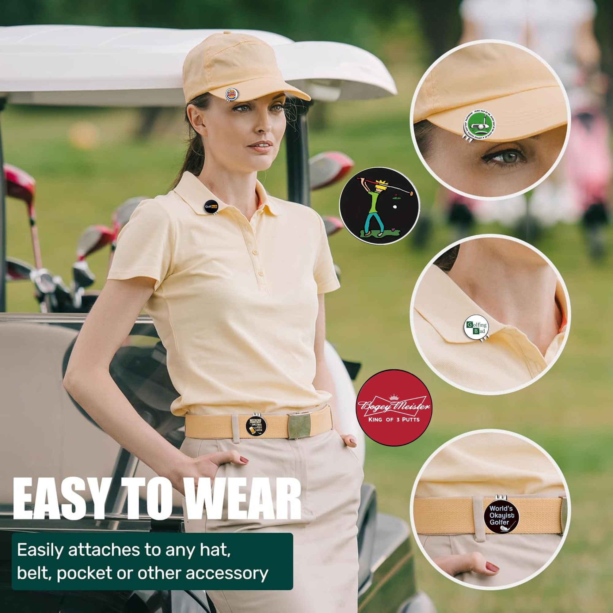 Set di 8 Divertenti Segnapalle - Ball Marker Set recensione e prezzo